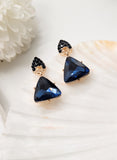 AARUSHI TRIANGLE STONE EARRINGS